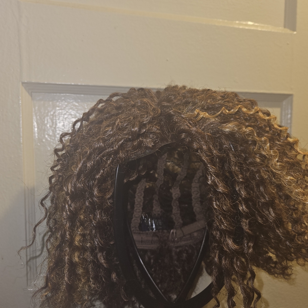 Curly Brown Hair Wig